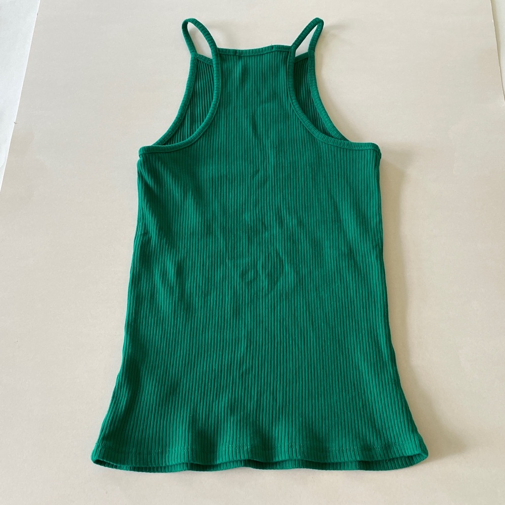 Ambience Ribbed Tank Top Green - Picture 11 of 12